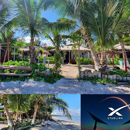 Lunazul Eco-Cabana Frente Al Mar 玛哈威 外观 照片